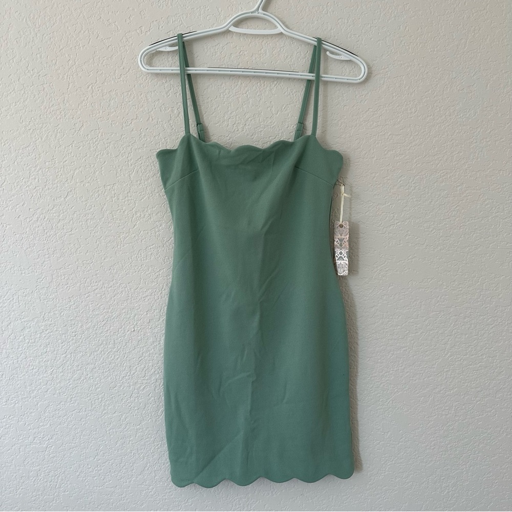 NWT Iris Scallop Neck Mini Dress | Size: S